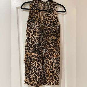 Caché Animal Print Romper